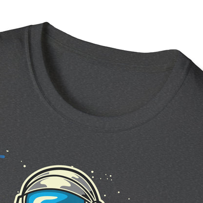 Radical Astronaut Skateboard T-Shirt | Awesome Space Skater Graphic Tee for Sci-Fi & Skate Fans | Unisex Stellar Design