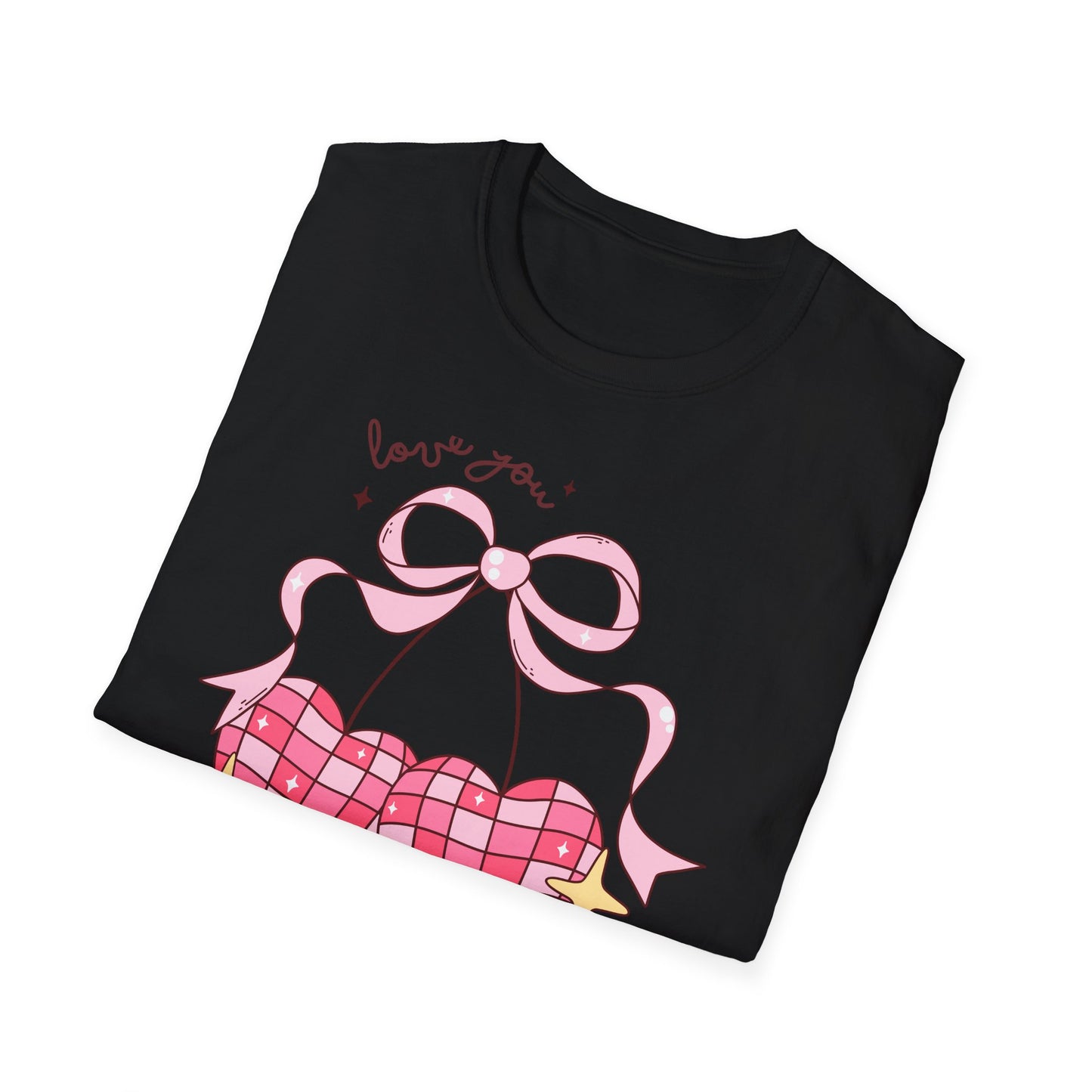 Irresistible 'Love You Cherry Much' T-Shirt | Cute Pink Heart Cherry Tee | Sweet Retro Vibe Valentine's Gift