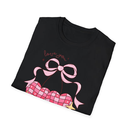 Irresistible 'Love You Cherry Much' T-Shirt | Cute Pink Heart Cherry Tee | Sweet Retro Vibe Valentine's Gift