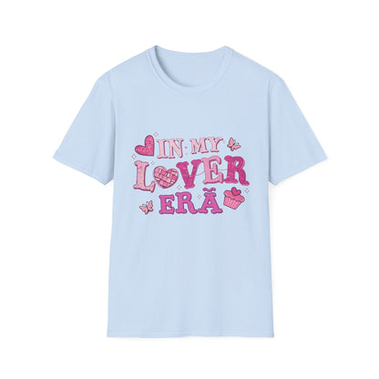 Dazzling In My Lover Era T-Shirt | Trendy Valentine's Day Pink Sparkle Tee for Women, Romantic Girlfriend Gift, Cute Love Core Top