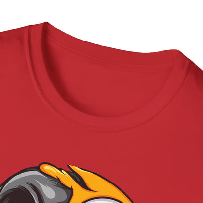 Melting Skull Emoji T-Shirt | Bold Expressive Scream Graphic Tee | Unique Edgy Streetwear Top