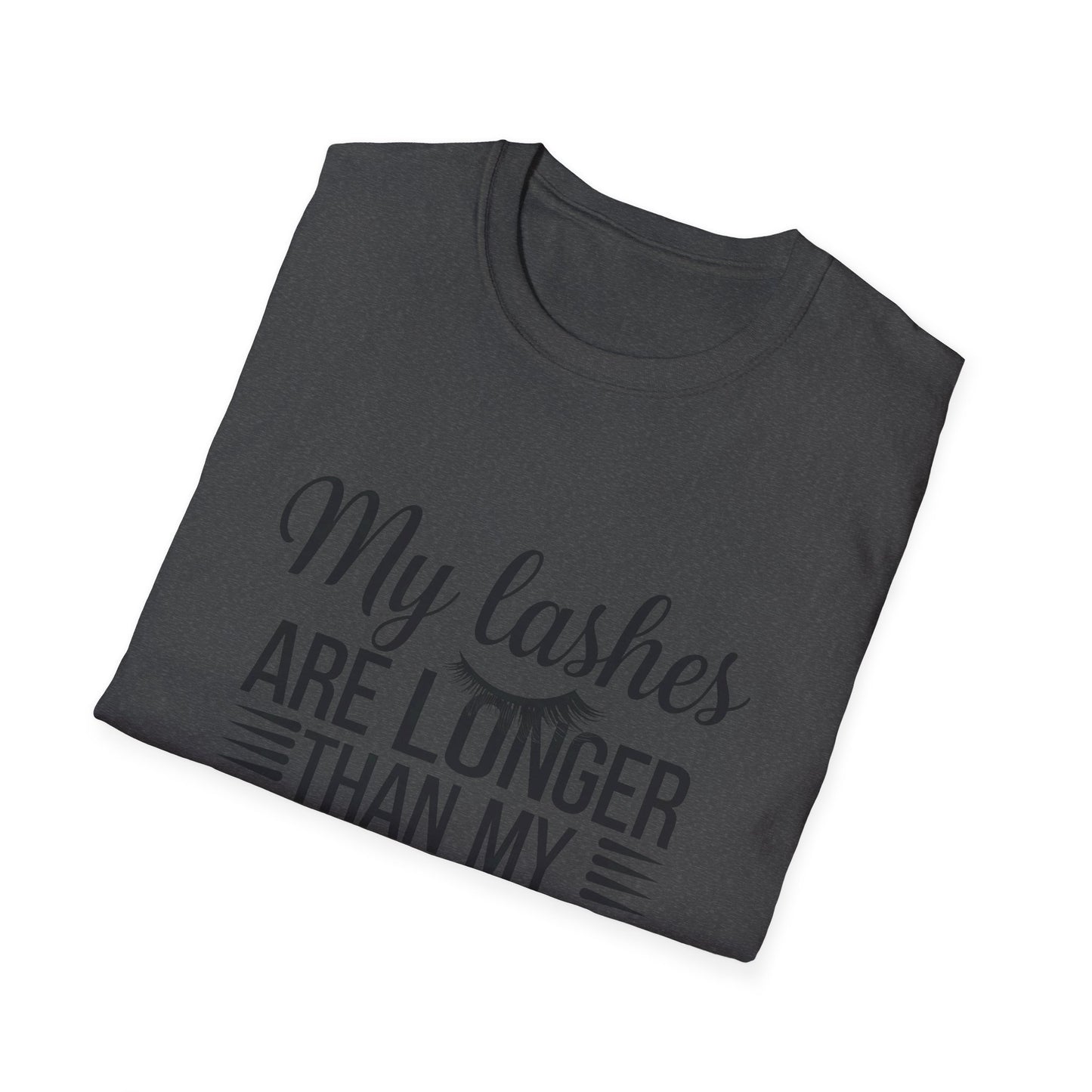 Fabulous Lashes Longer Than My To-Do List T-Shirt | Funny Beauty Lover & Lash Tech Tee | Trendy Makeup Gift