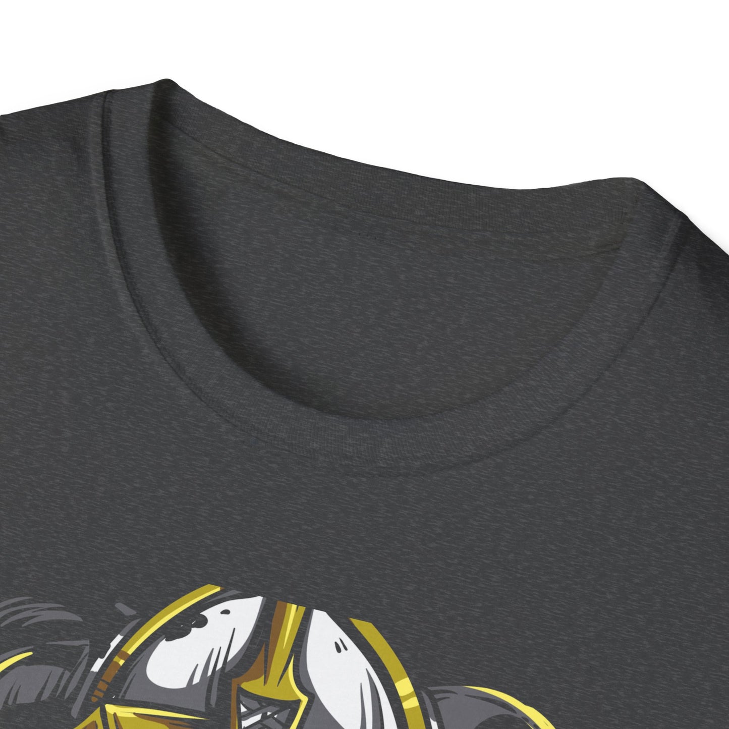 Majestic Viking T-Shirt: Legendary Norse Warrior with Golden Horned Helmet & Braided Beard - Epic Men's Tee Gift