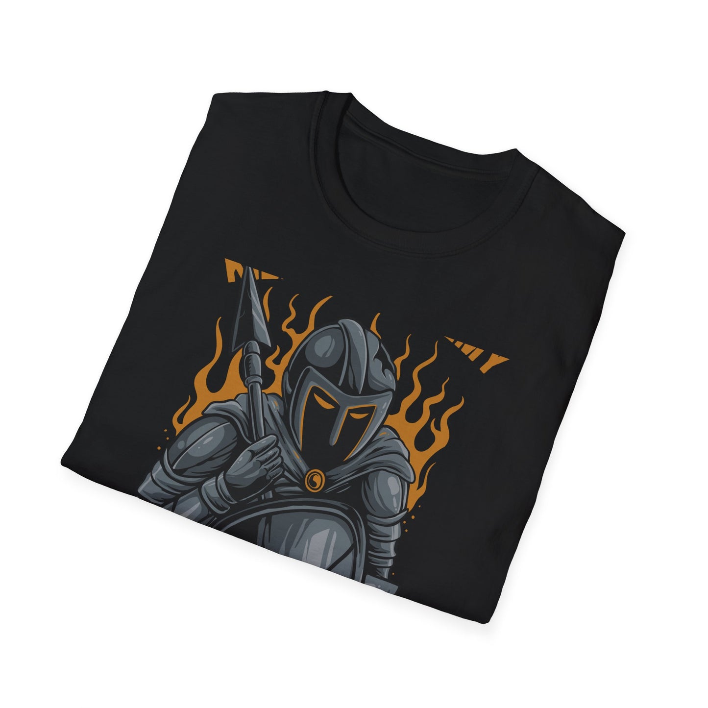 Fierce Armored Warrior T-Shirt - Epic 'Kill Your Enemy' Design for Gamers & Strength Enthusiasts. Unleash Your Power!