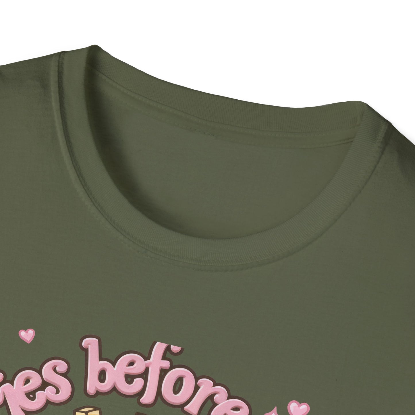 Cute 'Fries Before Guys' T-Shirt | Adorable Pink French Fry Lover Tee | Funny Foodie Graphic Top for Women & Teens