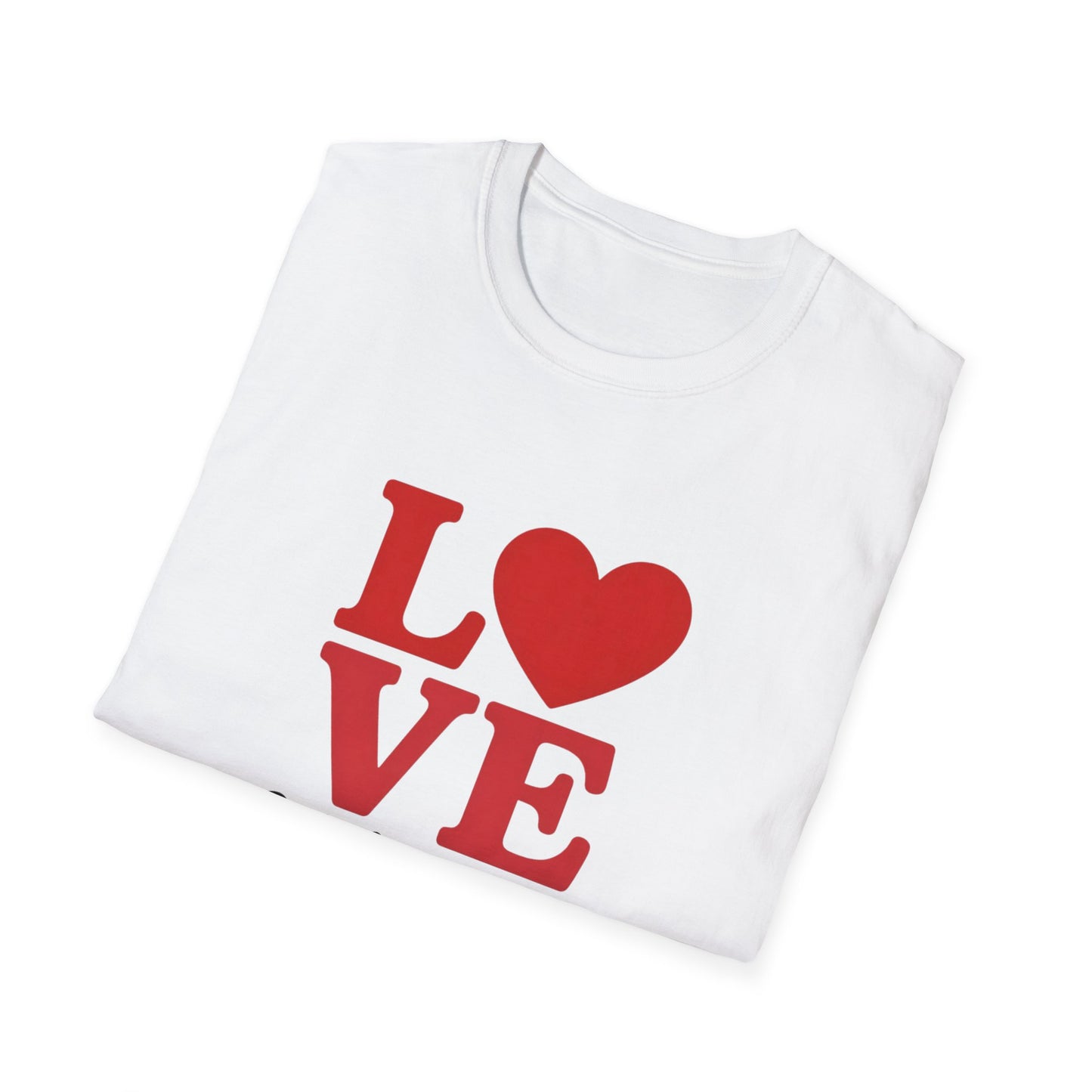 Radiant LOVE Heart Valentines T-Shirt | Sweet Romantic Gift Tee for Couples & Loved Ones | Express Your Affection!