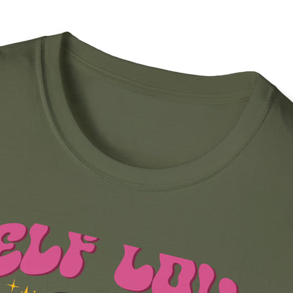 Self Love Is The Best Love T-Shirt | Groovy Cartoon Hearts Tee | Empowering Positive Vibes & Retro Style Gift for Her