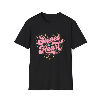 Sweet Heart Candy Hearts T-Shirt - Adorable Retro Valentine's Day Tee for Women & Girls | Unique Love Gift