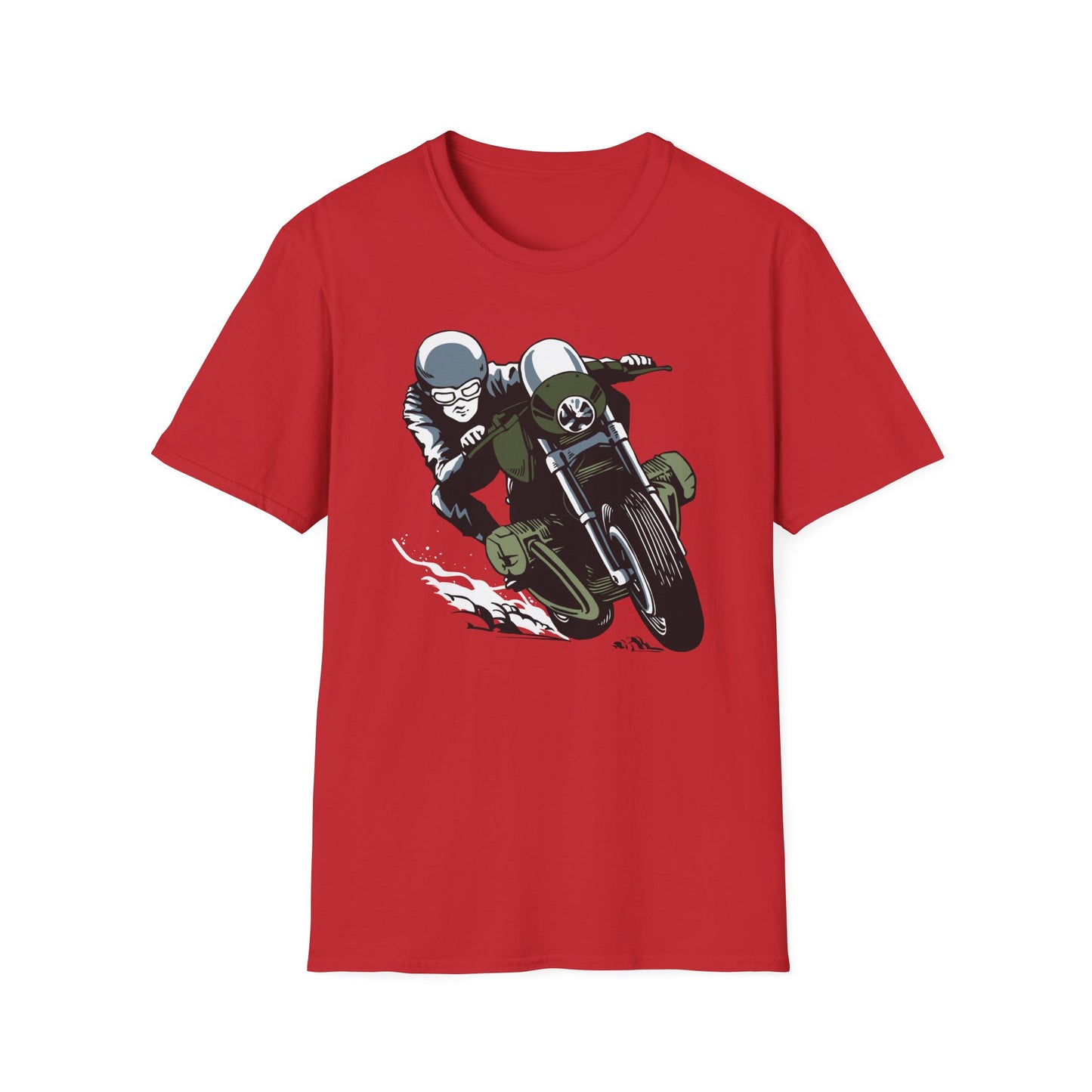Epic Cafe Racer Motorcycle Rider T-Shirt - Thrilling Vintage Biker Tee for Adrenaline Junkies & Road Trip Lovers