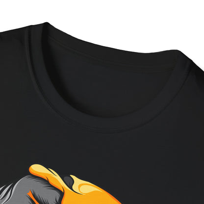 Unique Half Emoji Skull T-Shirt | Bold Melting Face Graphic Tee | Edgy Dual Personality Design for Distinct Style Seekers