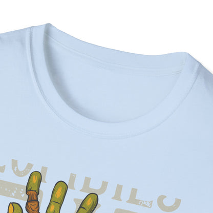 Hilarious Zombie 'Eat Fine' T-Shirt - Epic Horror Humor Tee for Undead Fans & Halloween