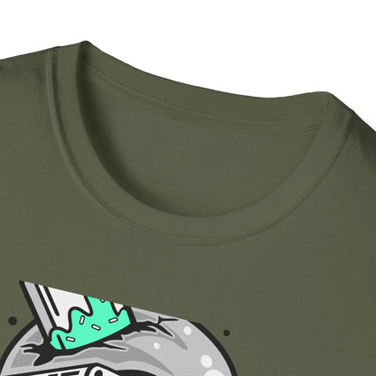 Awesome Melting Skull Popsicle T-Shirt - Cool Sunglasses & Minty Tongue Tee for Summer Vibes & Edgy Style