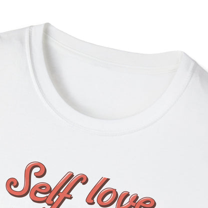 Awesome Self Love Club T-Shirt | Retro Heart Peace Sign Tee | Positive Vibes & Empowerment Gift