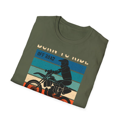 Ultimate Born to Ride Off Road California Motocross T-Shirt | Vintage Dirt Bike Rider Tee | Adventure Awaits!
