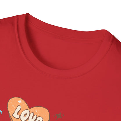 Sweet Retro Conversation Hearts T-Shirt - Adorable Valentine's Day Love Gift Tee for Her