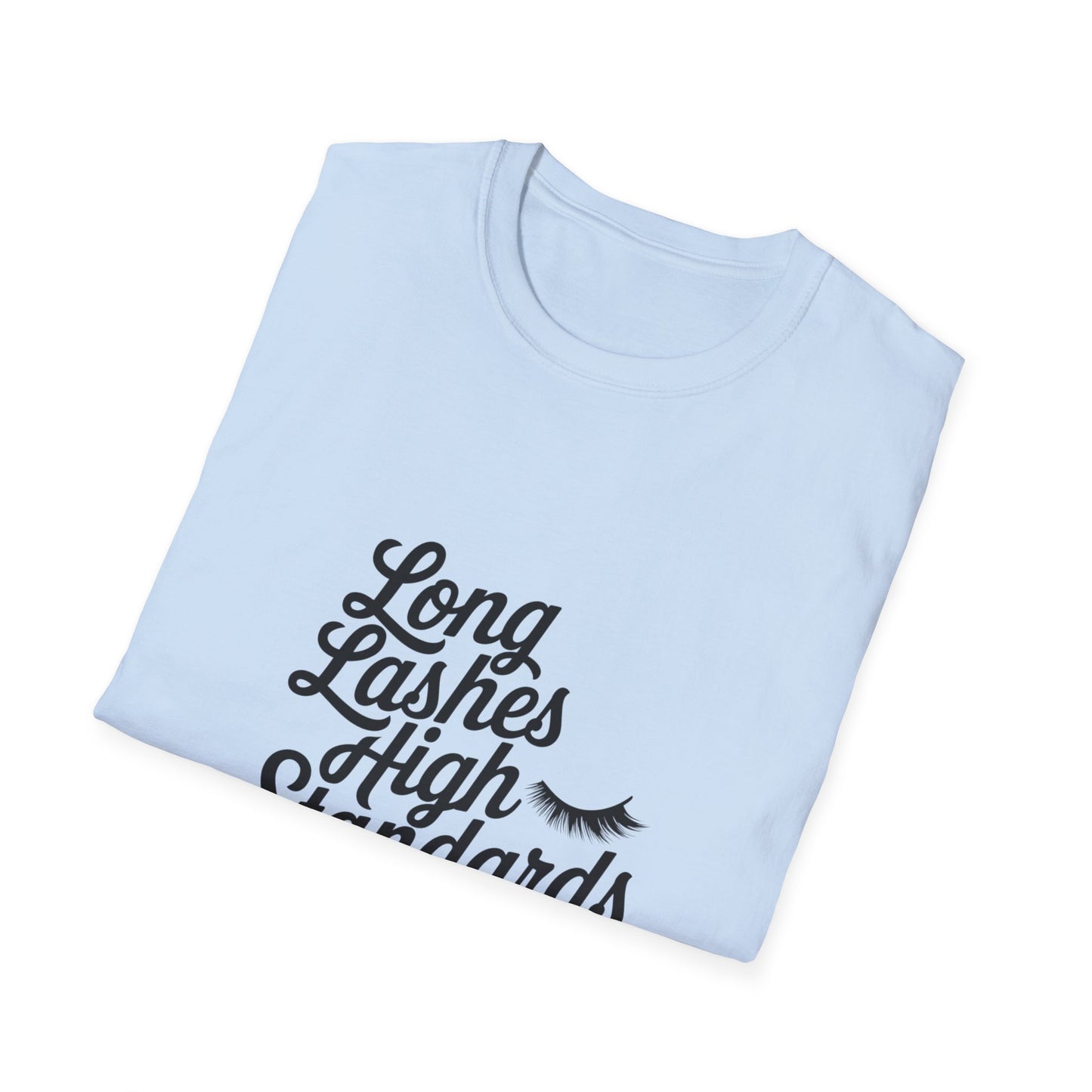 Chic 'Happy Lashes Happy Life' T-Shirt | Empowering Eyelash Lover Tee for Beauty Queens & Lash Techs | Must-Have Glam Gift