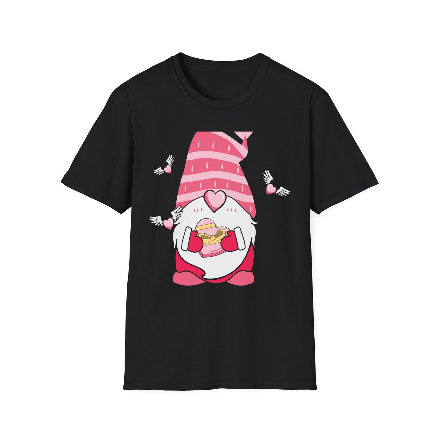 Adorable Valentine's Day Gnome T-Shirt | Sweet Heart Gift Tee for Her & Couples
