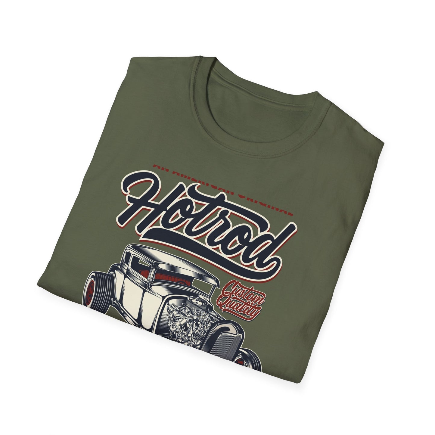An American Original Hot Rod T-Shirt | Vintage Custom Car Enthusiast Tee with Genuine Quality Parts & Dirty Garage Style