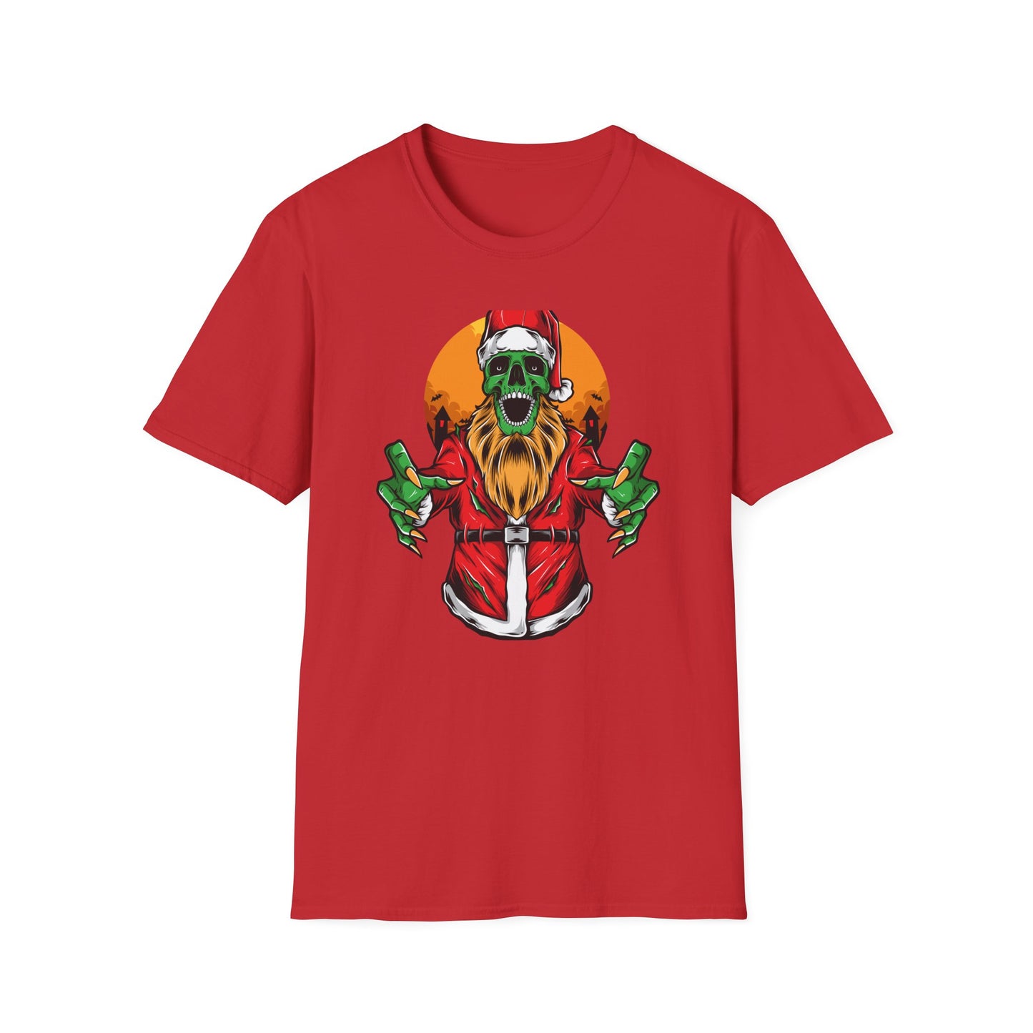 Creepy Zombie Santa T-Shirt | Spooky Christmas Horror Tee | Unique Gothic Holiday Gift | Macabre Xmas Top