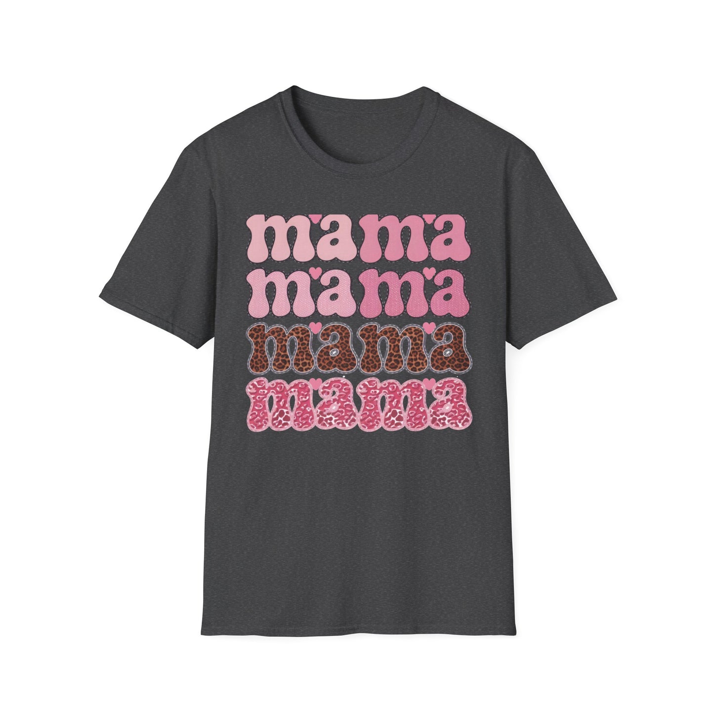 Groovy Mama T-Shirt | Retro Pink & Leopard Print Styles for Trendy Moms | Perfect Mother's Day Gift Tee