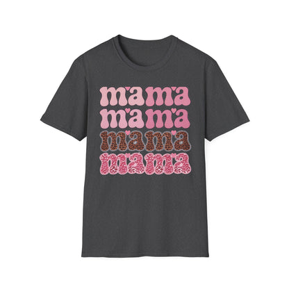 Groovy Mama T-Shirt | Retro Pink & Leopard Print Styles for Trendy Moms | Perfect Mother's Day Gift Tee