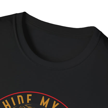 Unique 'Can't Hide My Sadness' T-Shirt - Sad People Club Emo Pop Art Tee with Crying Girl & Broken Heart Shades