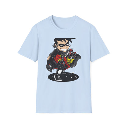 Dynamic Street Art Rebel T-Shirt | Urban Graffiti Artist Tee | Bold Comic Style Graphic Apparel