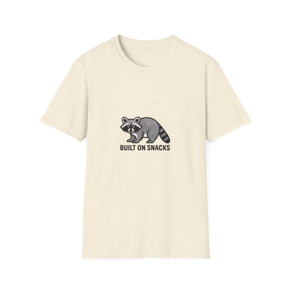 Hilarious 'I'm Up To Snacks' Raccoon T-Shirt | Cute Animal Lover Tee | Funny & Trendy Graphic Tee Gift
