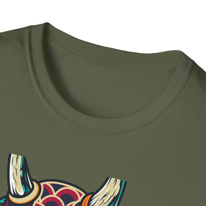 Epic Vibrant Japanese Oni Demon Mask T-Shirt | Mystical Hannya Culture Tee | Bold Streetwear Graphic Art