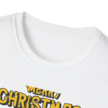 Retro Christmas Van T-Shirt | Awesome Holiday Tree & Skateboard VW Bus Tee | Unique Vintage Xmas Apparel Gift
