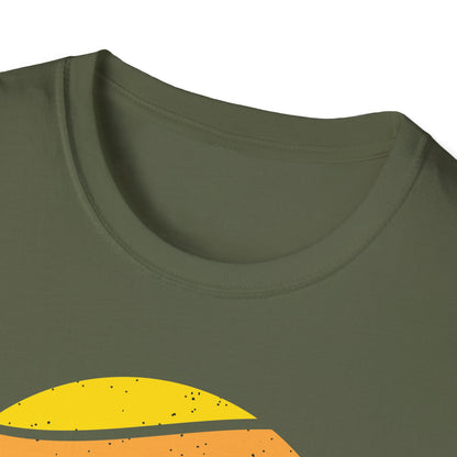 Inspiring Vintage Nature Mountains T-Shirt | Retro Outdoors Adventure Tee with 'Nature Brings Hope' Design | Essential Hiking & Camping Shirt