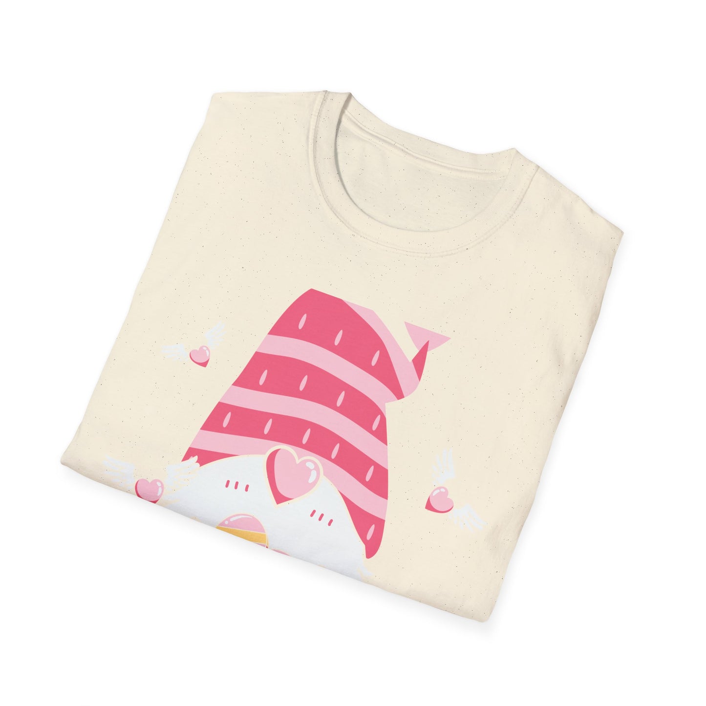Adorable Valentine's Day Gnome T-Shirt | Sweet Heart Gift Tee for Her & Couples