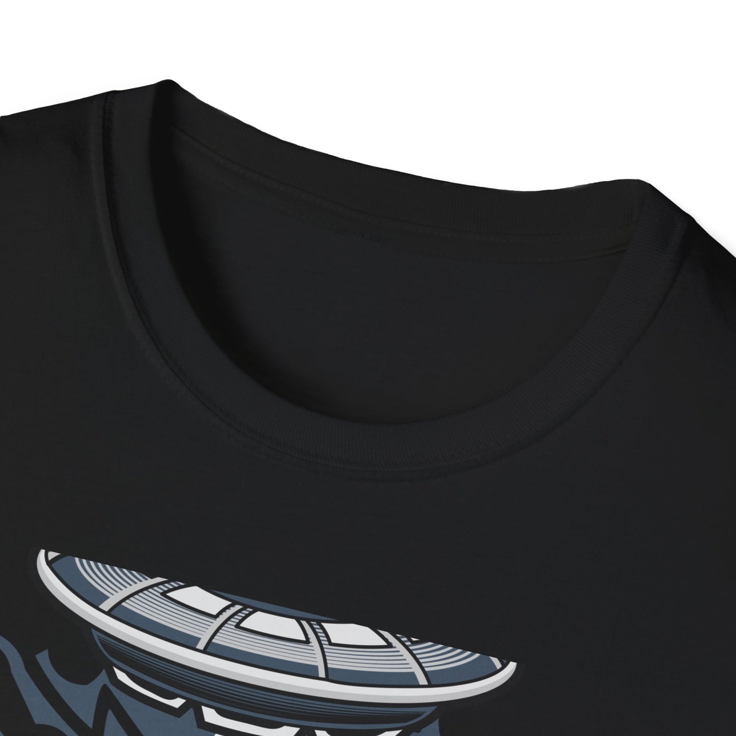 Epic Alien Invasion Biker VW Beetle T-Shirt | Unique Sci-Fi Chopper Car Lover Gift Tee