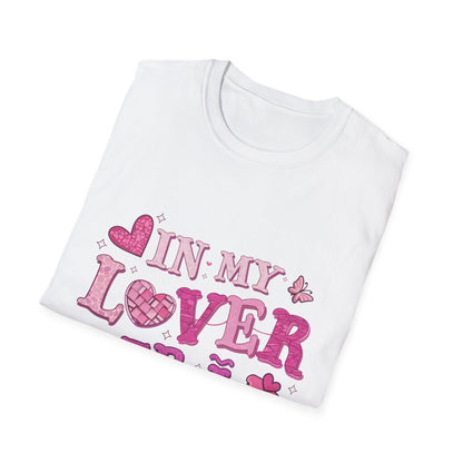 Dazzling In My Lover Era T-Shirt | Trendy Valentine's Day Pink Sparkle Tee for Women, Romantic Girlfriend Gift, Cute Love Core Top