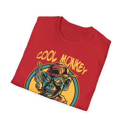 Awesome Cool Monkey T-Shirt | Edgy Streetwear Graphic Tee | Unique Urban Animal Print for Men & Women