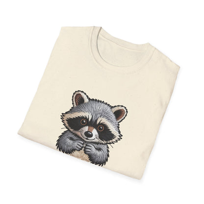 Adorable Raccoon "Snacks Are My Love Language" T-Shirt | Funny Foodie Animal Lover Tee | Ultimate Gift for Snack Enthusiasts