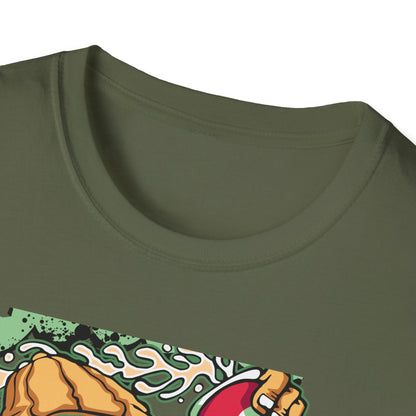 Rad Go Scoot Monster Rider T-Shirt - Unique Urban Cartoon Scooter Streetwear Tee