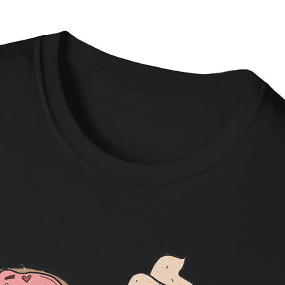Adorable 'Better Together' Donut & Coffee Love T-Shirt | Retro Vintage Sweet Treat Couple's Tee | Perfect Valentine's Gift
