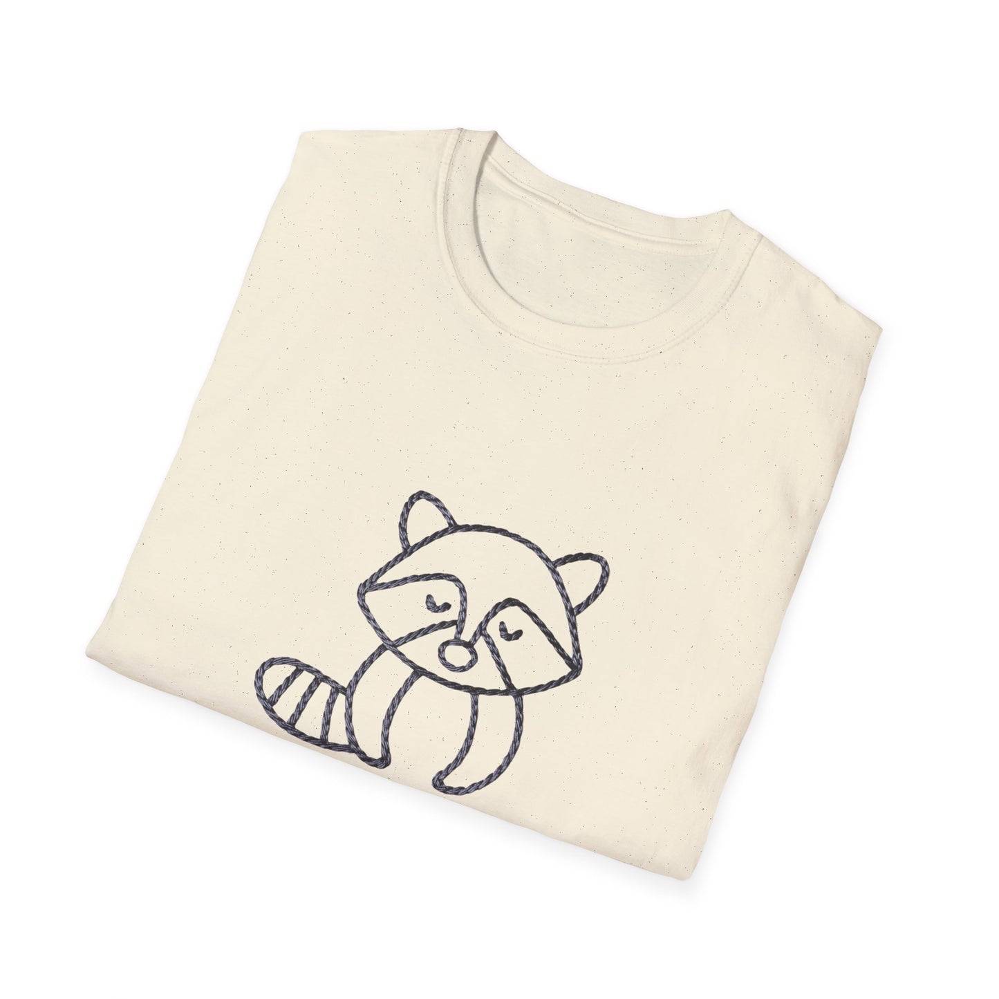 Awesome 'Snack Goals' Raccoon T-Shirt - Unique Braided Graphic Tee for Foodies & Animal Lovers