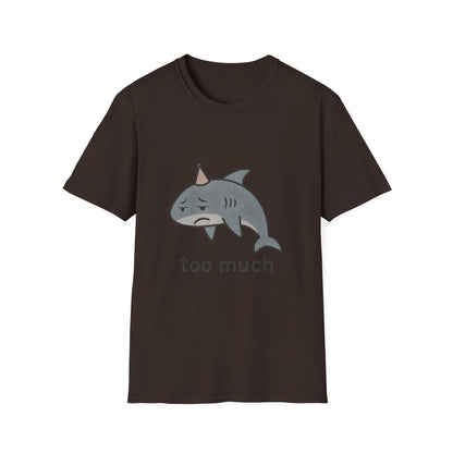 Too Much Shark Overwhelmed Meme T-Shirt