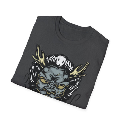 Powerful Japanese Dragon Head T-Shirt - Epic Mythical Beast Graphic Tee for Bold Style & Fantasy Fans