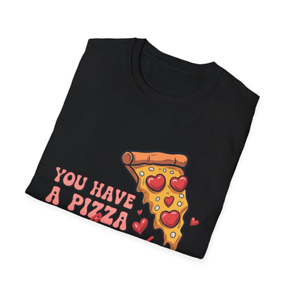 Adorable 'You Have a Pizza My Heart' T-Shirt - Cute Valentine's Day Love Gift for Foodies & Couples