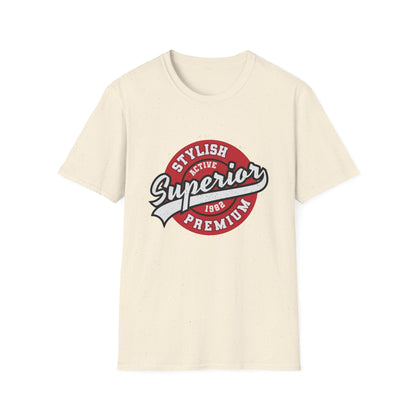Superior 1982 Vintage T-Shirt | Classic Stylish Active Premium Tee for Men & Women | Iconic Distressed Graphic Top