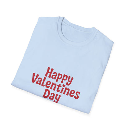 Groovy Happy Valentines Day T-Shirt | Retro Heart Love Tee Gift for Sweethearts & Couples | Cute Romantic Valentine's Shirt