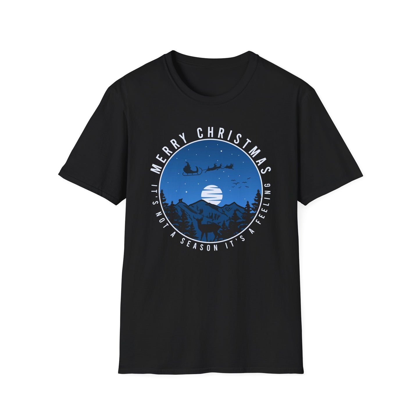 Magical Christmas Feeling T-Shirt | Santa, Reindeer & Winter Wonderland Tee | Festive Holiday Gift | Unique Nature Design