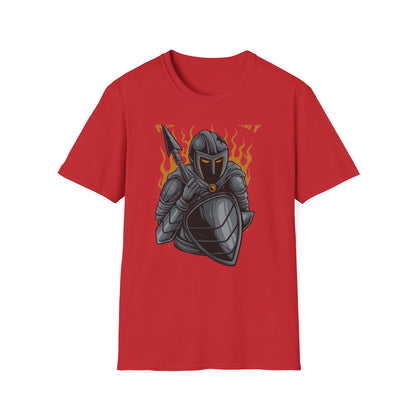 Fierce Armored Warrior T-Shirt - Epic 'Kill Your Enemy' Design for Gamers & Strength Enthusiasts. Unleash Your Power!