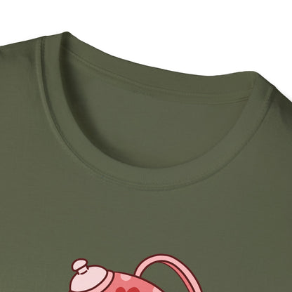 Charming 'Steal Your Heart' Teapot T-Shirt | Adorable Valentine's Day Love & Tea Lover Gift | Sweet Romantic Tee