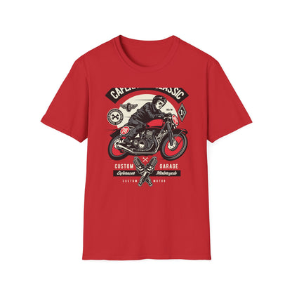 Vintage Cafe Racer Classic T-Shirt | Legendary Biker Club Motorcycle Tee for Men | Custom Garage Mechanic Apparel Gift