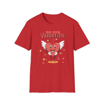 Irresistible "Be My Valentine" Heart Angel T-Shirt - Cute Romantic Gift for Sweethearts & Couples!