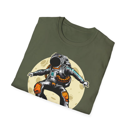 Epic Astronaut Moon Float T-Shirt | Gravity-Defying Space Explorer Tee | Cool Cosmic Gift for Men & Women